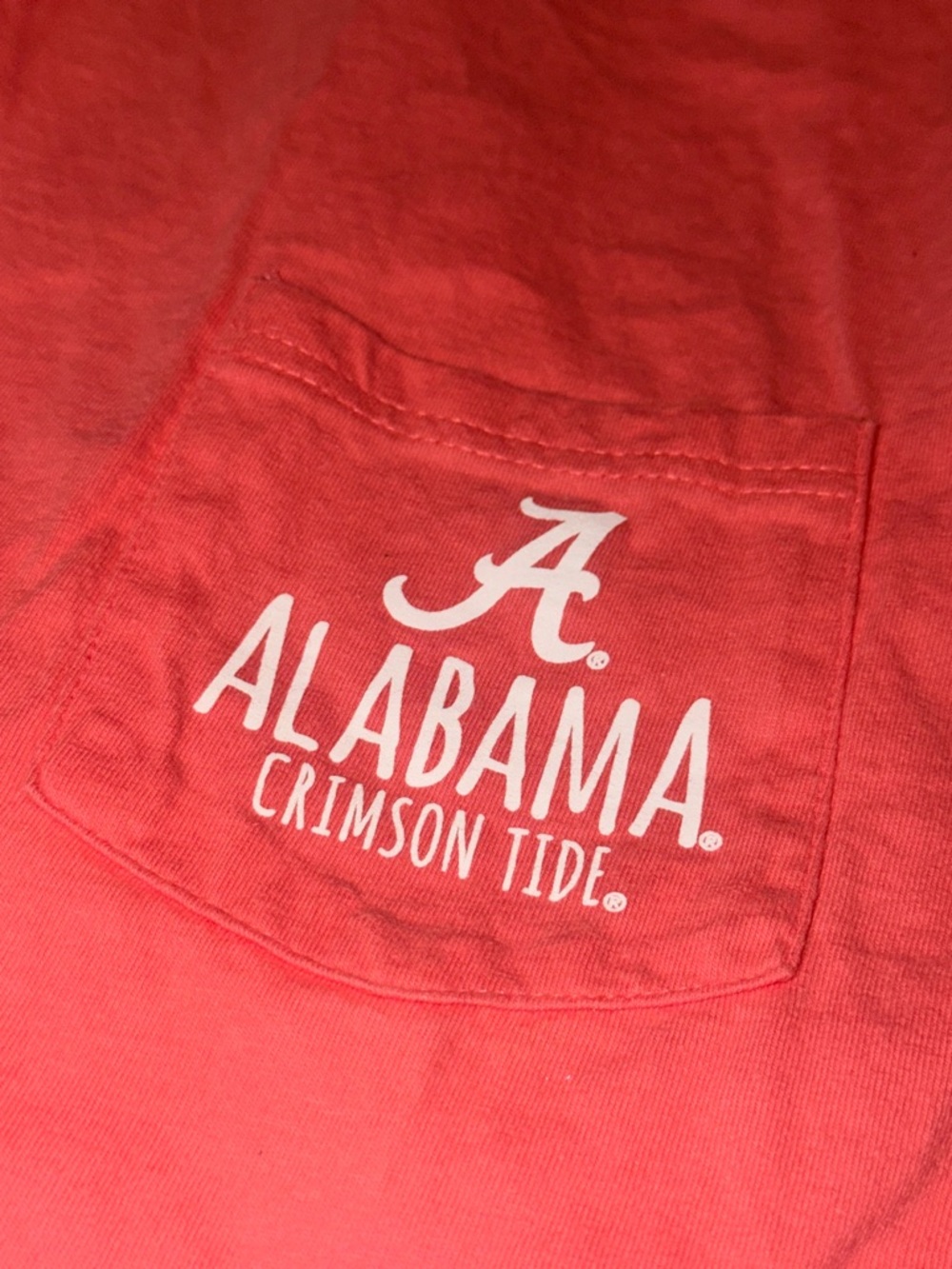 Alabama Crimson Tide pocket tee (L) - EUC!